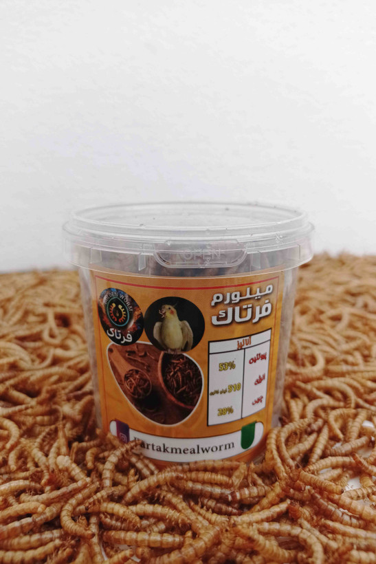 میلورم خشک طلایی سایز درشت بسته ۳۰ گرمی